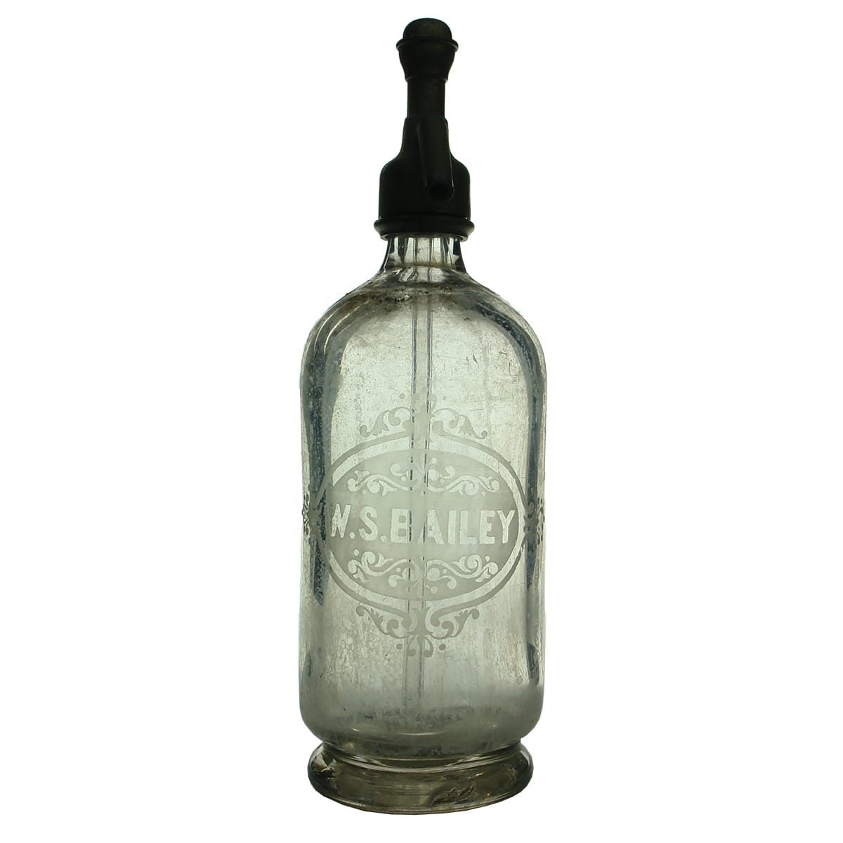 Soda Syphon. W. S. Bailey. Round. 30 oz. (South Australia)