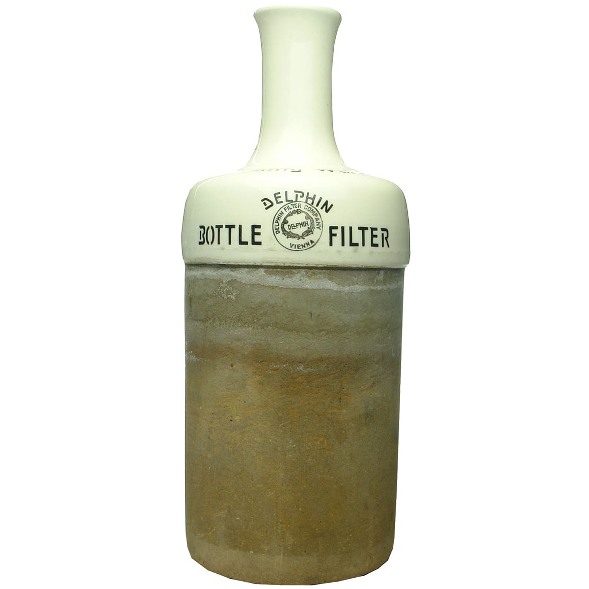 Water Filter Bottle. Delphin. Stone & Porcelain.