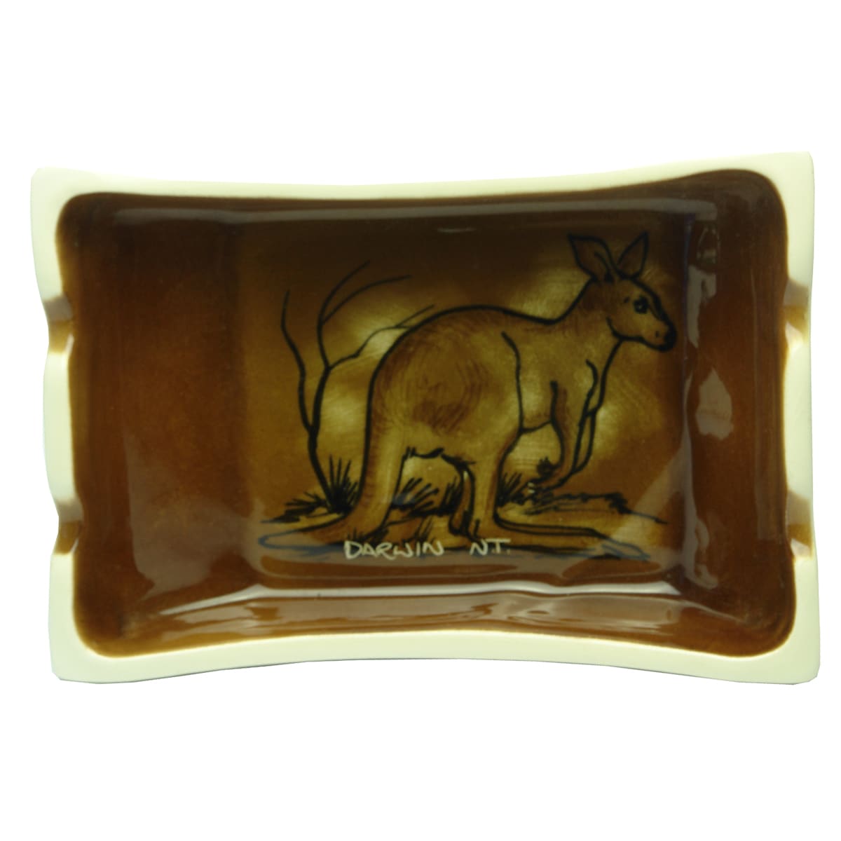 Ashtray. Studio Anna Pottery. Kangaroo. Darwin NT.