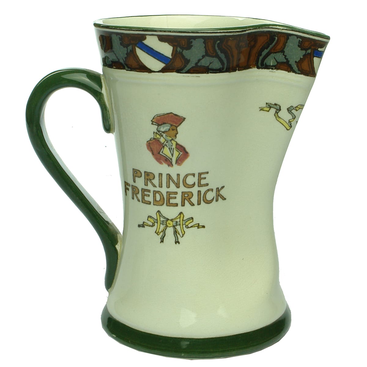 Water Jug. Prince Frederick. Royal Doulton. Multicoloured.