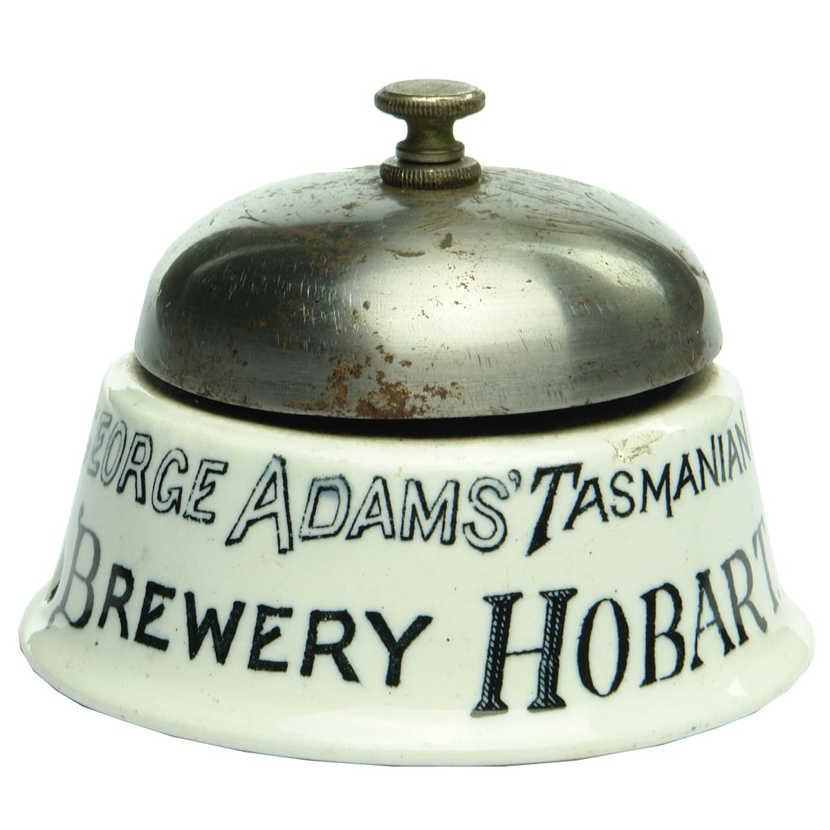 Counter Bell. George Adams' Tasmanian Brewery, Hobart. Drink Adams' Ale. (Tasmania)