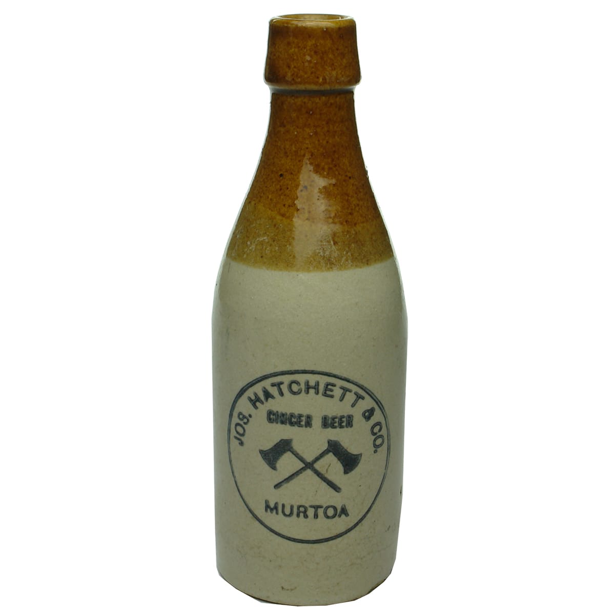 Ginger Beer. Jos. Hatchett & Co, Murtoa. Champagne. Tan Top. (Victoria)