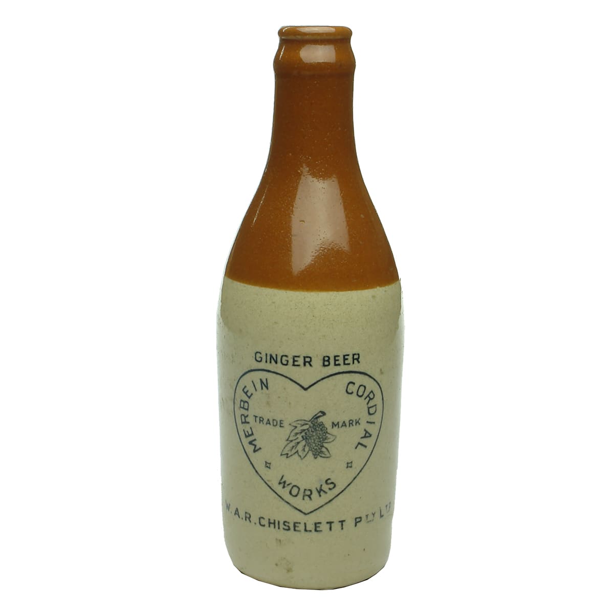 Ginger Beer. Chiselett Merbein. Govancroft Glasgow made. Red Top. Crown Seal. (Victoria)