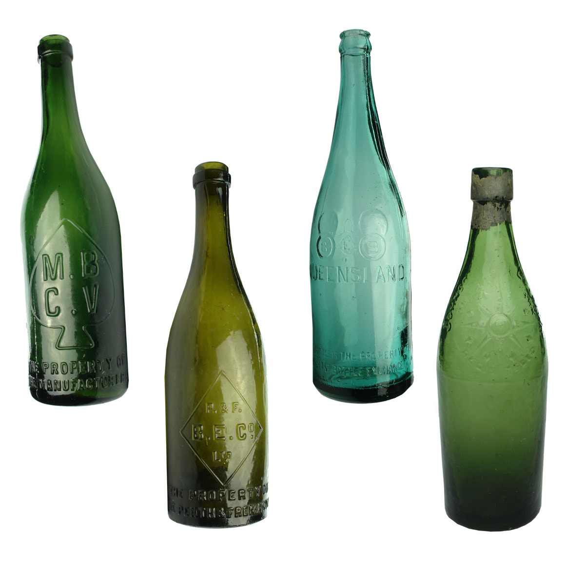 Four Beers: MBCV; Perth & Fremantle; Brisbane Bottle Exchange; Johnson's Liverpool.