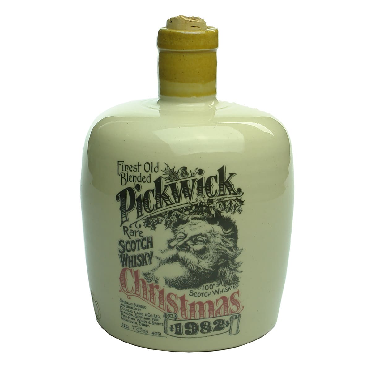 Whisky Jug. Pickwick Rare Scotch Whisky. Christmas 1982. Limited Edition of 1000.