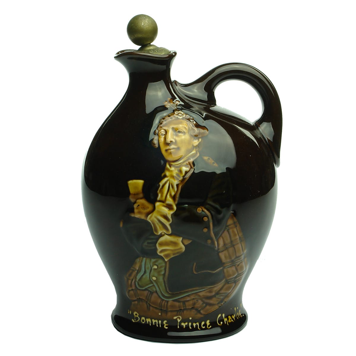 Kingsware Whisky Jug. Bonnie Prince Charlie. Royal Doulton.