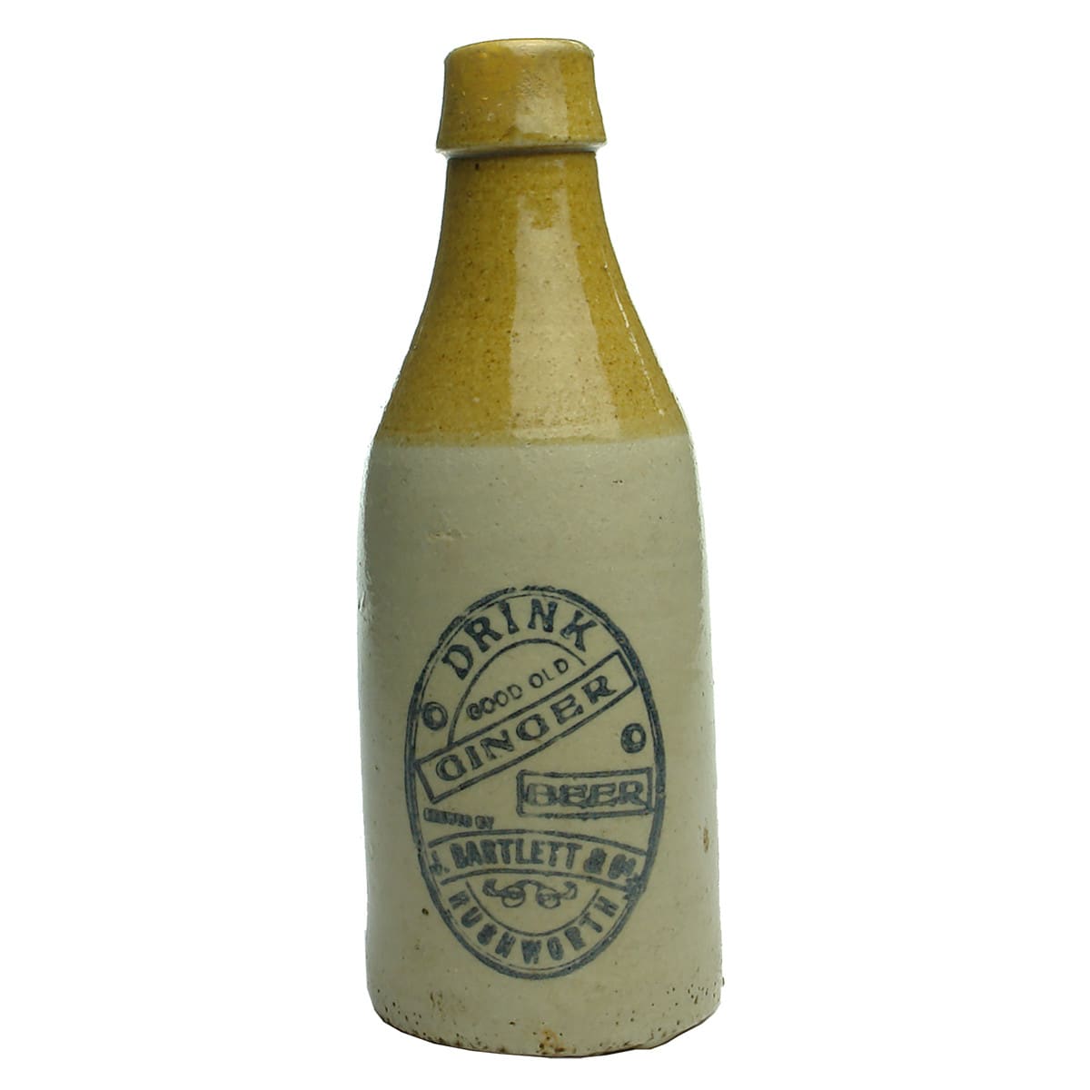 Ginger Beer. J. Bartlett & Co, Rushworth. Champagne. Tan Top. (Victoria)