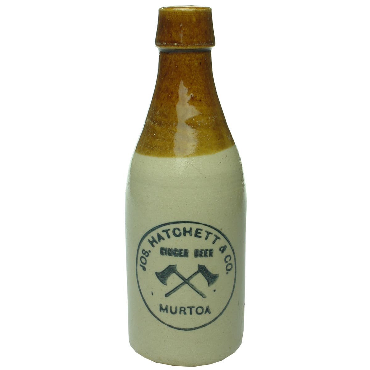 Ginger Beer. Jos. Hatchett & Co, Murtoa. Champagne. Tan Top. (Victoria)