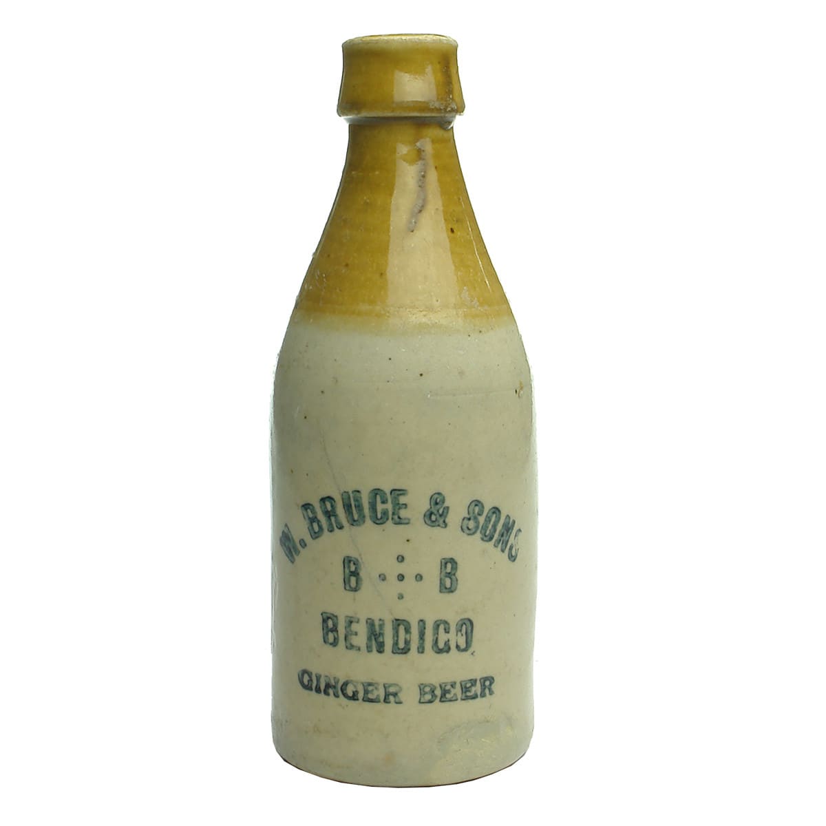 Ginger Beer. Bruce & Sons, Bendigo. Champagne. Tan Top. 10 oz. (Victoria)