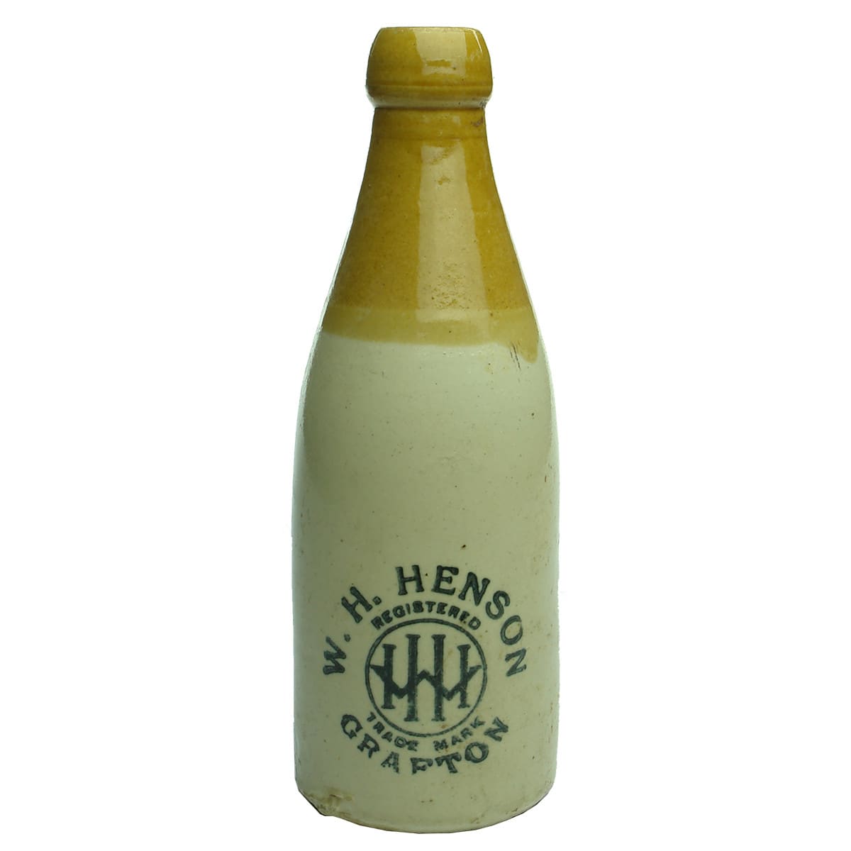 Ginger Beer. W. H. Henson, Grafton. Champagne. Tan Top. (New South Wales)