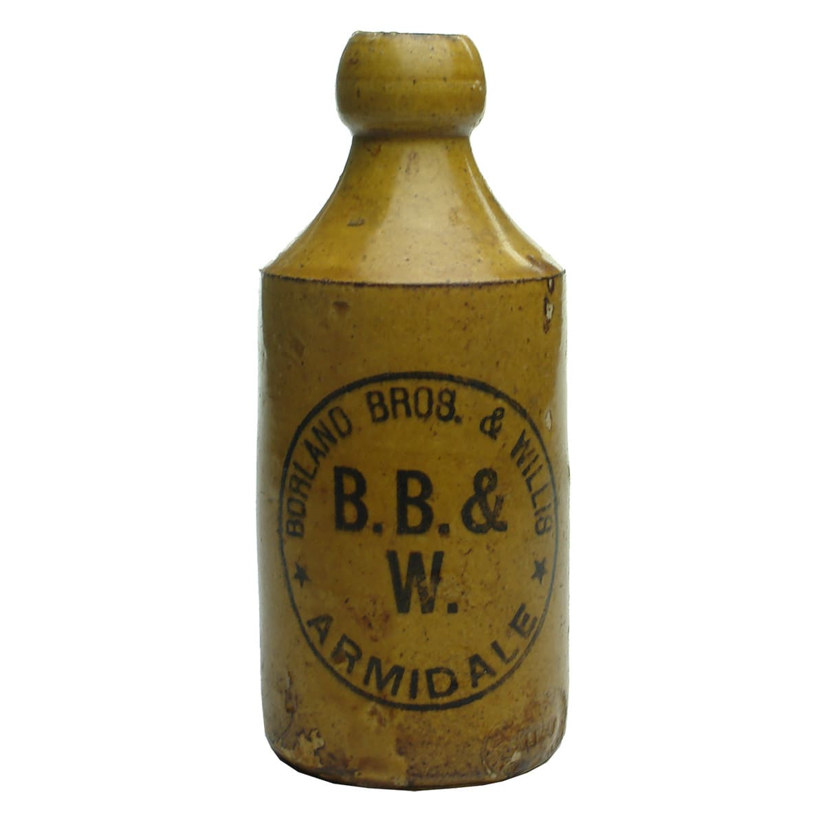 Ginger Beer. Borland Bros. & Willis, Armidale. All Tan. (New South Wales)