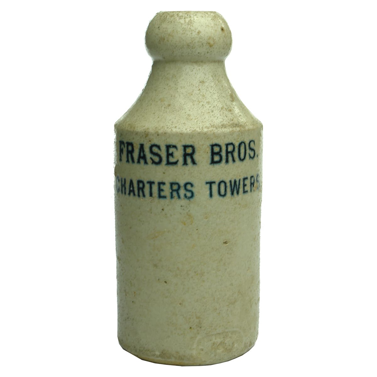 Ginger Beer. Fraser Bros, Charters Towers. All White. Dump. (Queensland)