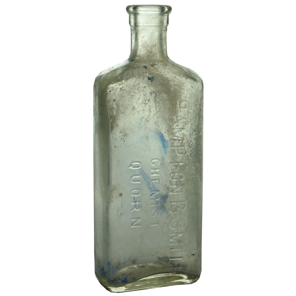 Chemist. Hampton B. Smith, Quorn.  Clear.  8 oz. (South Australia)