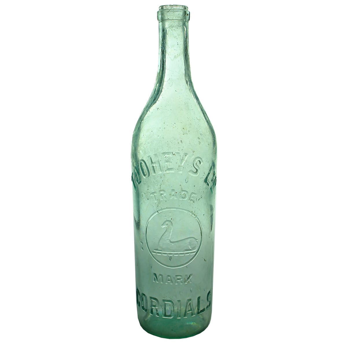 Cordial. Toohey's Ltd, Sydney. Vance & Ross. Aqua. 26 oz. (New South Wales)