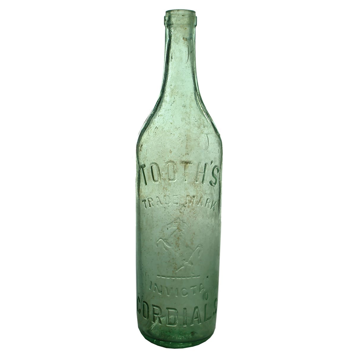 Cordial. Tooth's Sydney. Aqua. 26 oz. (New South Wales)