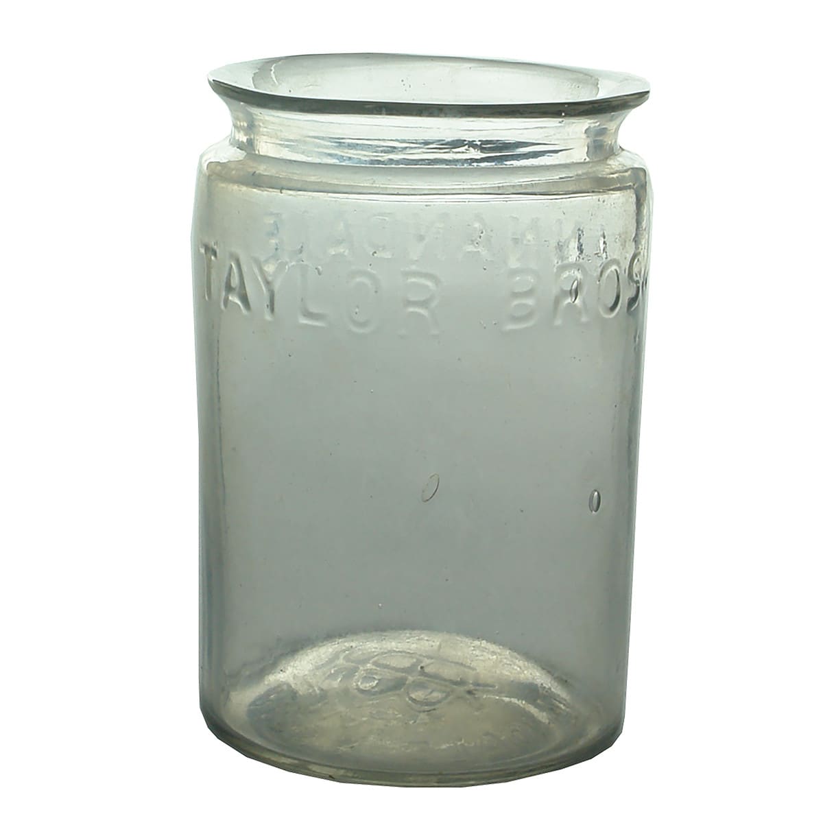 Jam Jar. Taylor Bros., Annandale. Clear. Half Pint. (New South Wales)