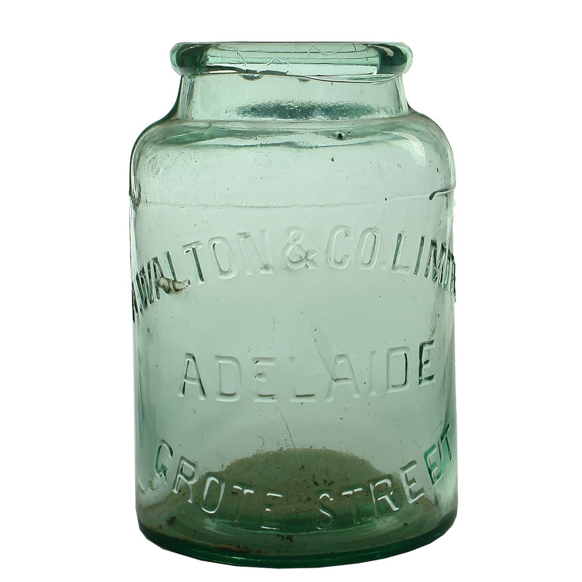 Jar. A. Walton & Co. Limited, Adelaide. Lolly. 1 Gallon. (South Australia)