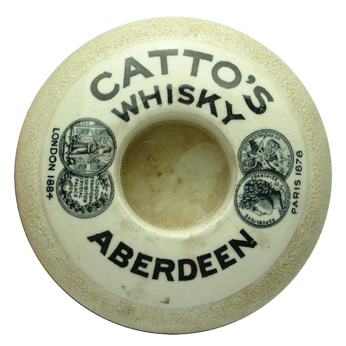 Advertising Match Striker. Catto's Whisky Aberdeen.