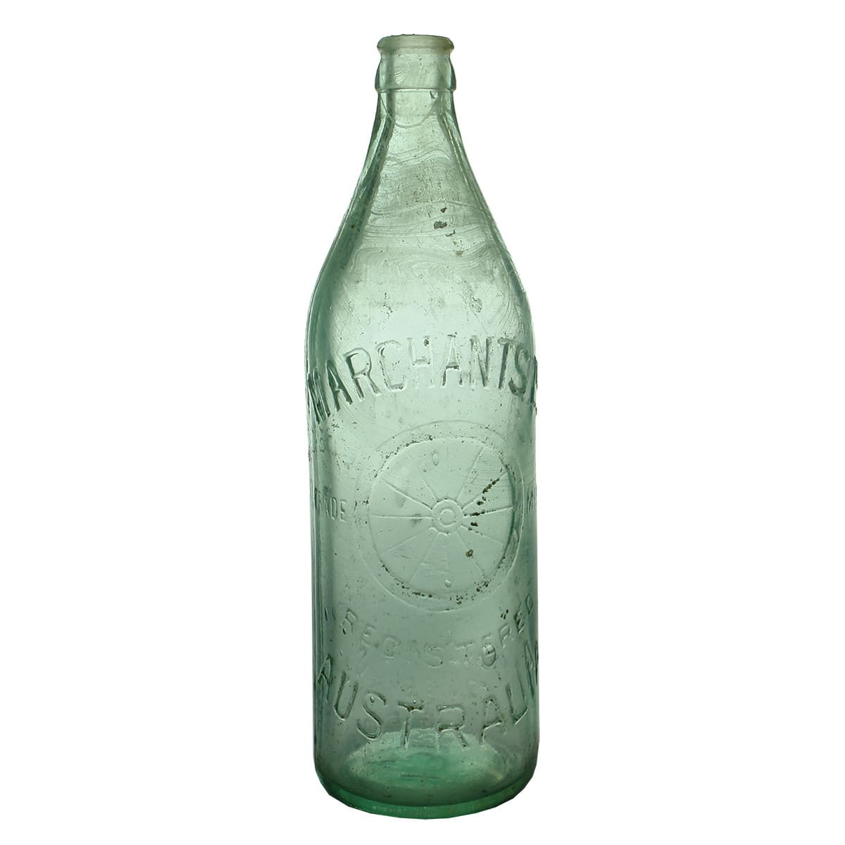 Crown Seal. Marchants Ltd., Australia. Aqua. 24 oz.