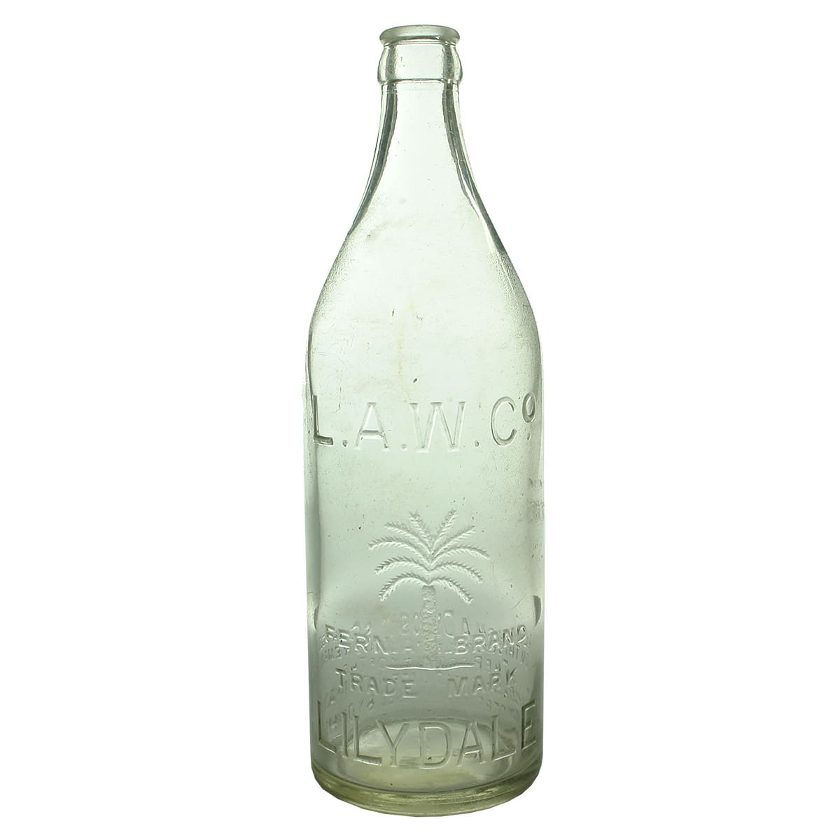 Crown Seal. Lilydale Aerated Waters. Clear. 24 oz. (Victoria)