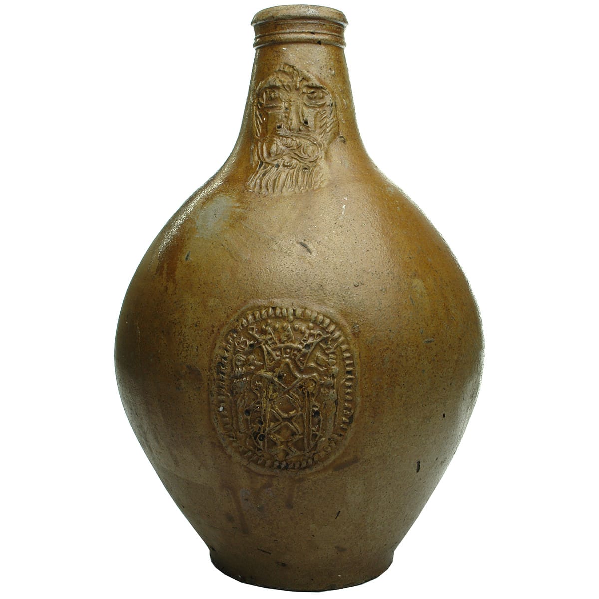 Early Pottery. Large Bellarmine with Amsterdam Coat of Arms. (Netherlands)