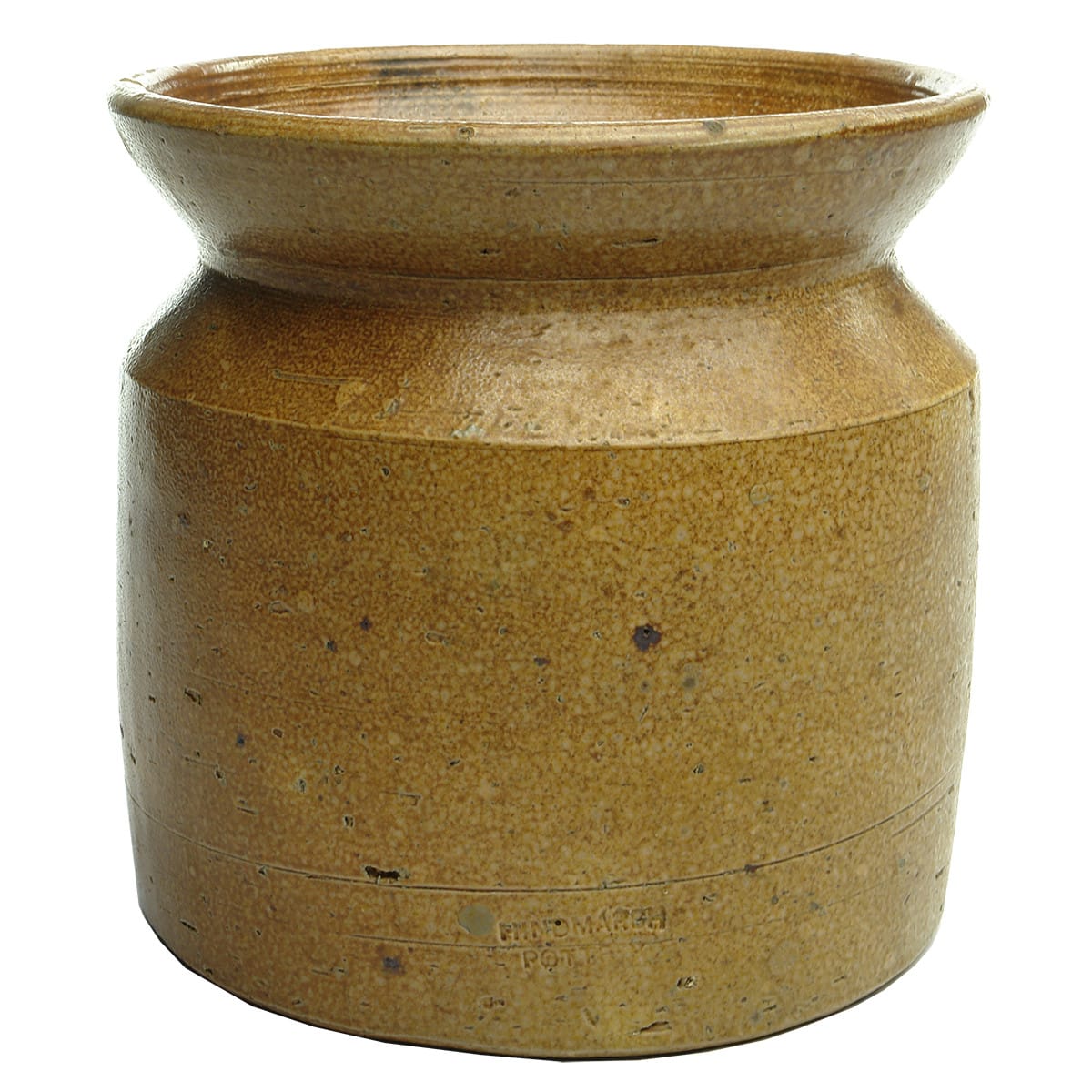 Wide mouth Storage Jar. Hindmarsh Pottery. (South Australia)