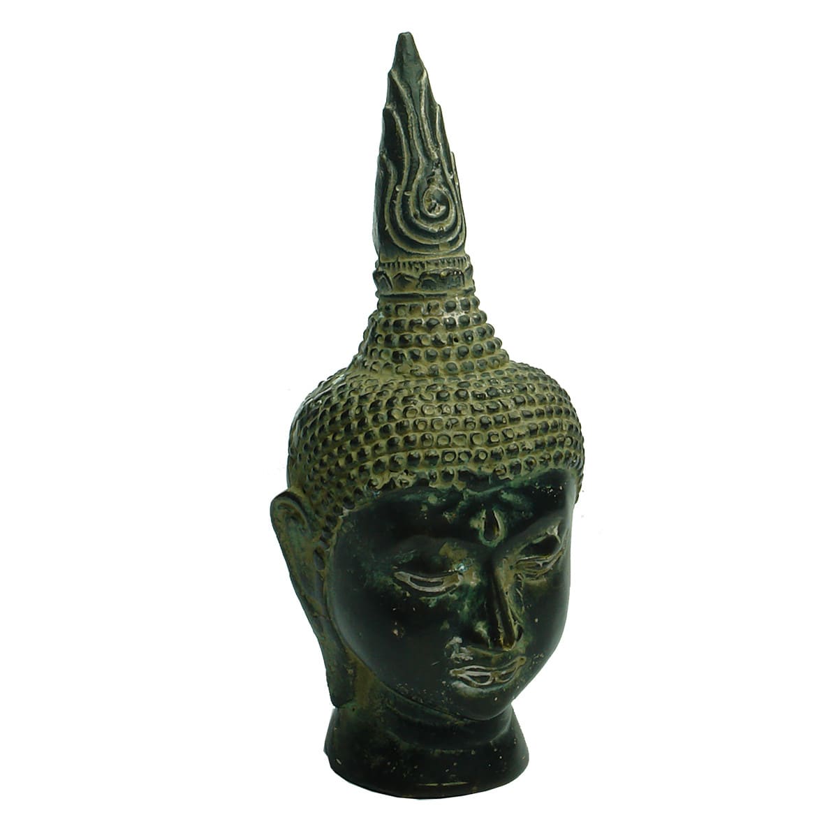 Brass Buddha Head. Thailand?