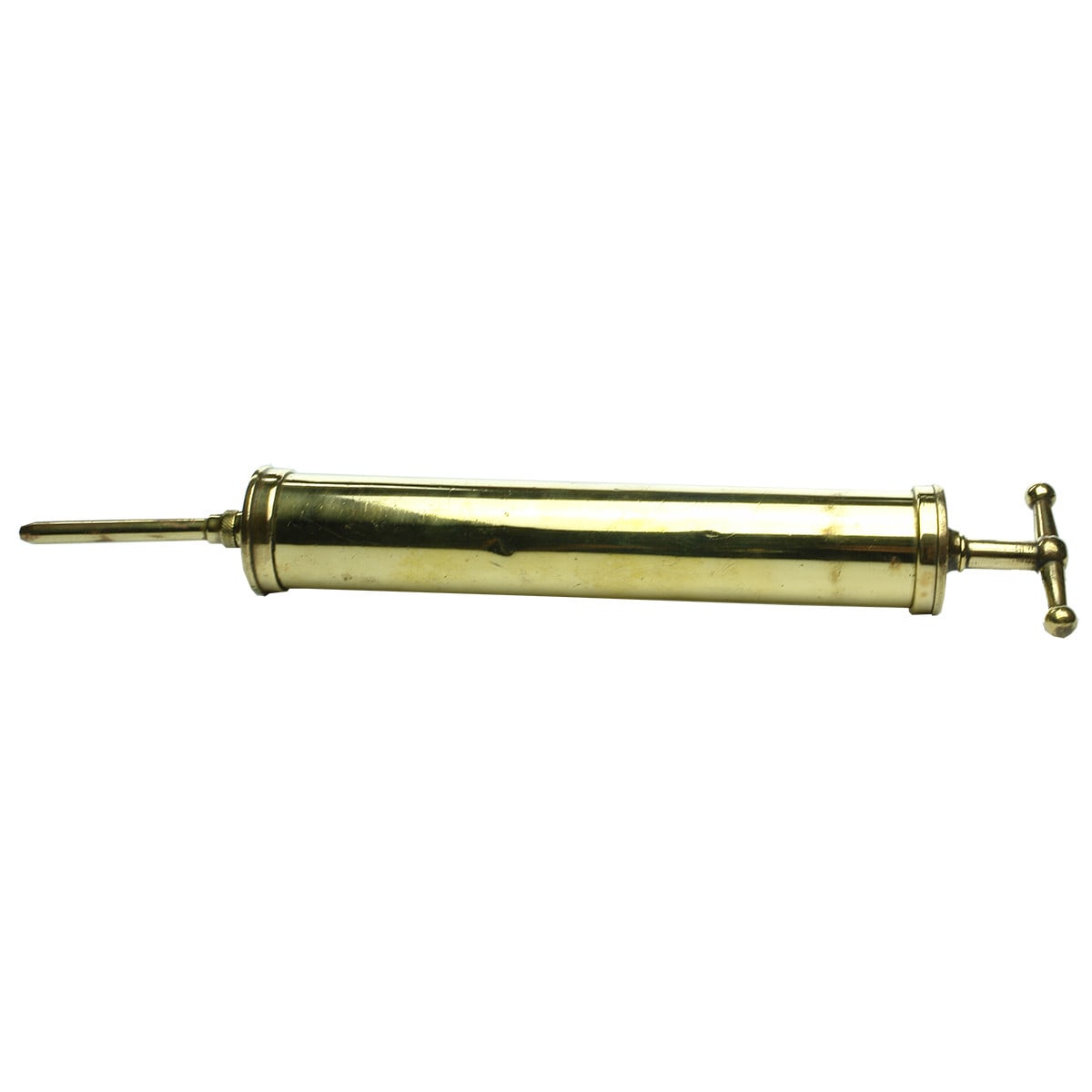 Metalware. Brass Grease Gun.