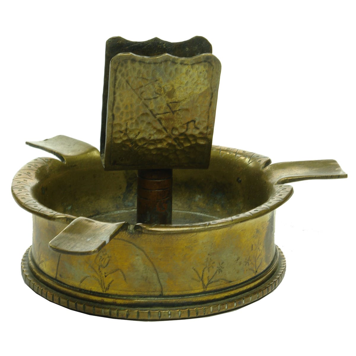 Matelware. Trench Art Ash Tray, 1945.