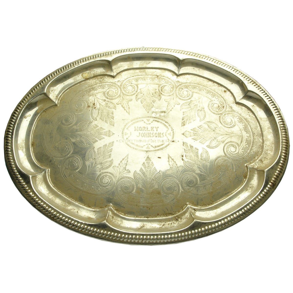 Tray. Morley Johnsons, Everything For The Home. (Bendigo, Victoria)