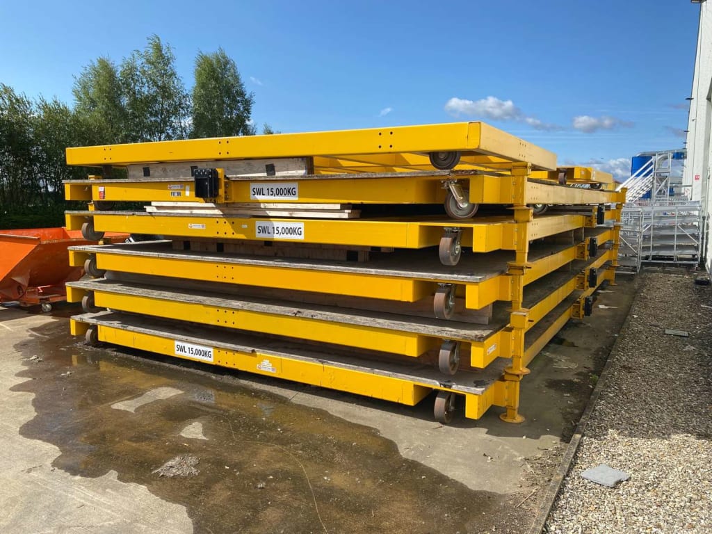 Heavy Duty Alexander Wheeled Dollies, due to Business Restructure | Safe Working Load of 15,000 kg