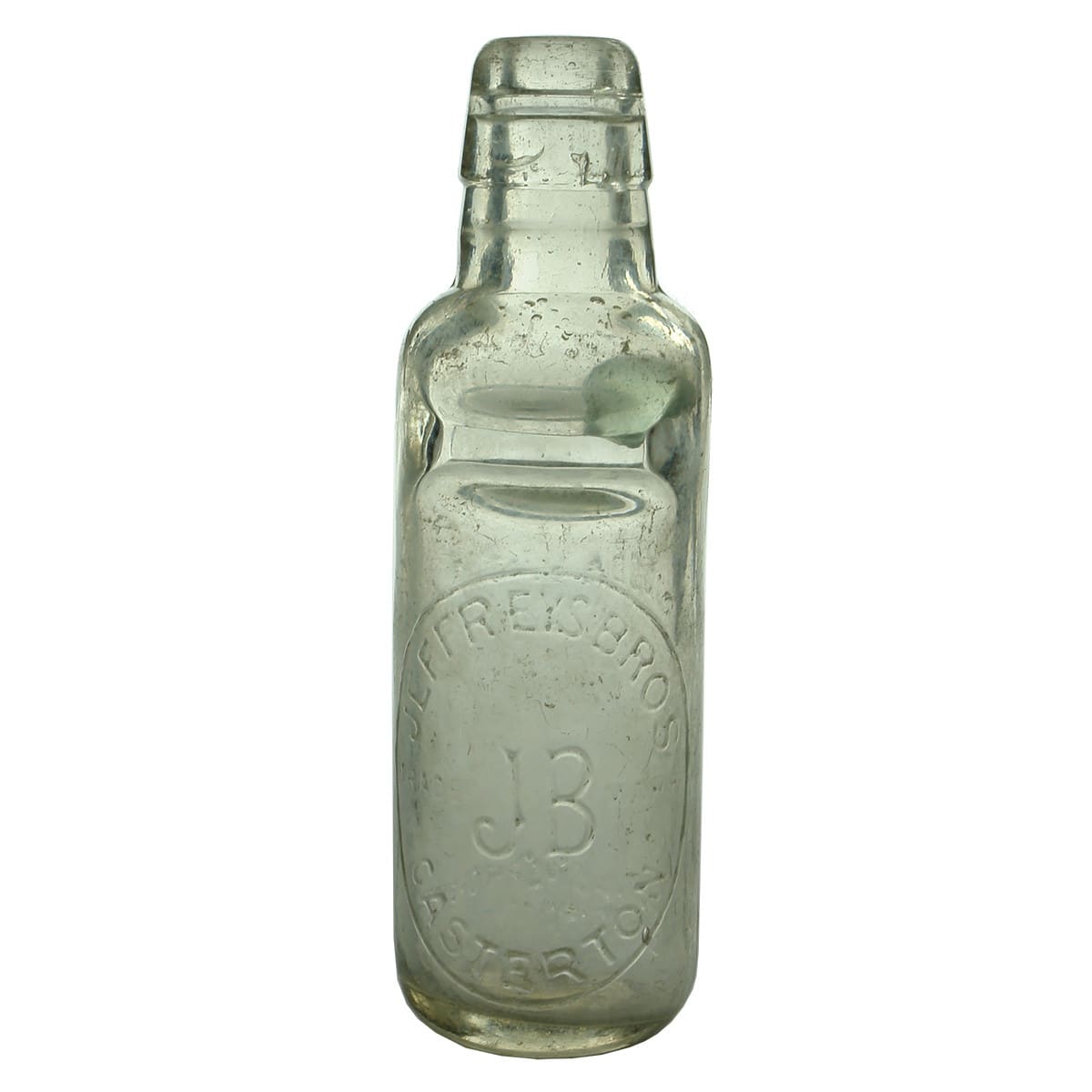 Codd. Jeffreys Bros., Casterton. Soda Water. "Modern" clear type. (Victoria)