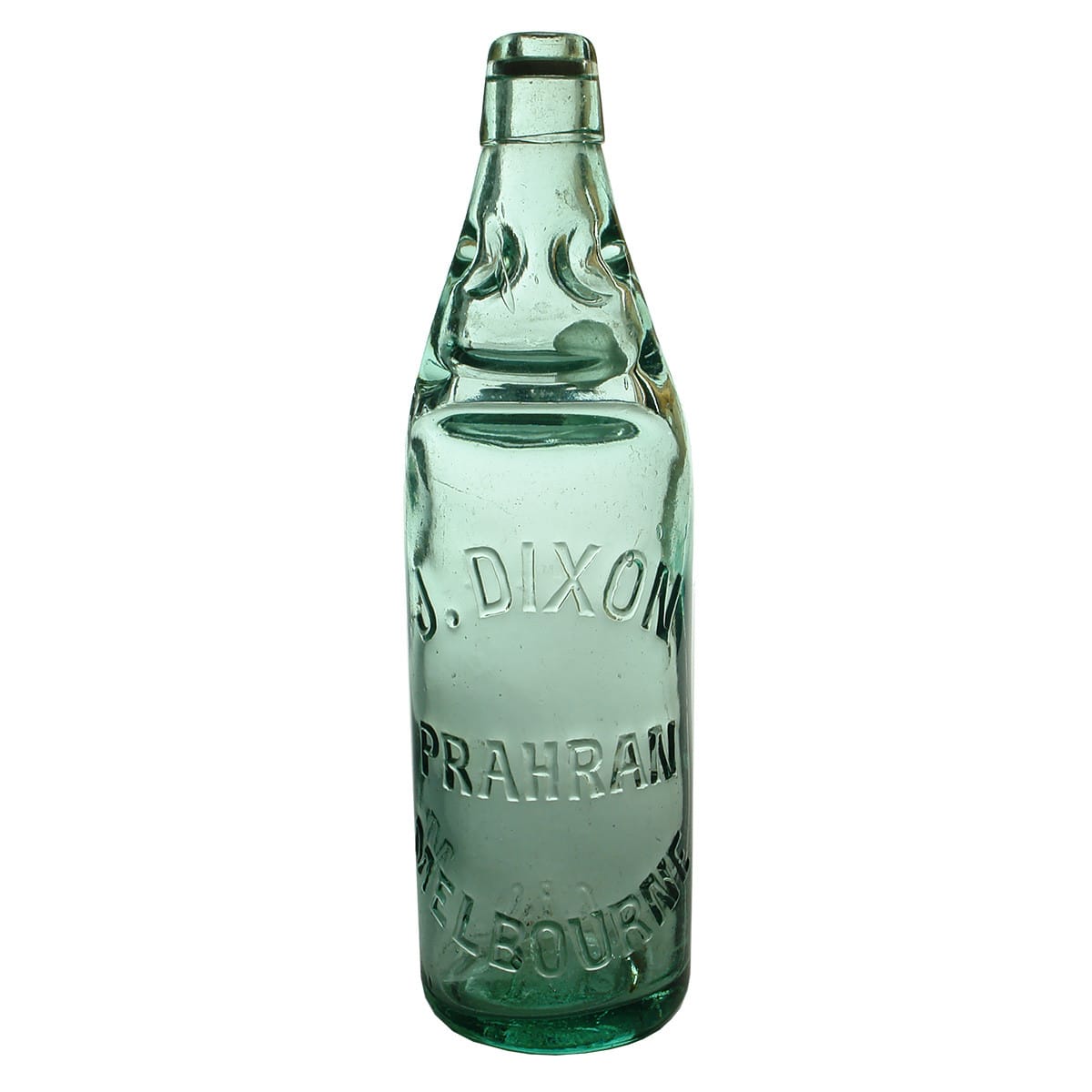 Codd. J. Dixon, Prahran, Melbourne. Dobson. Aqua. 26 oz. (Victoria)