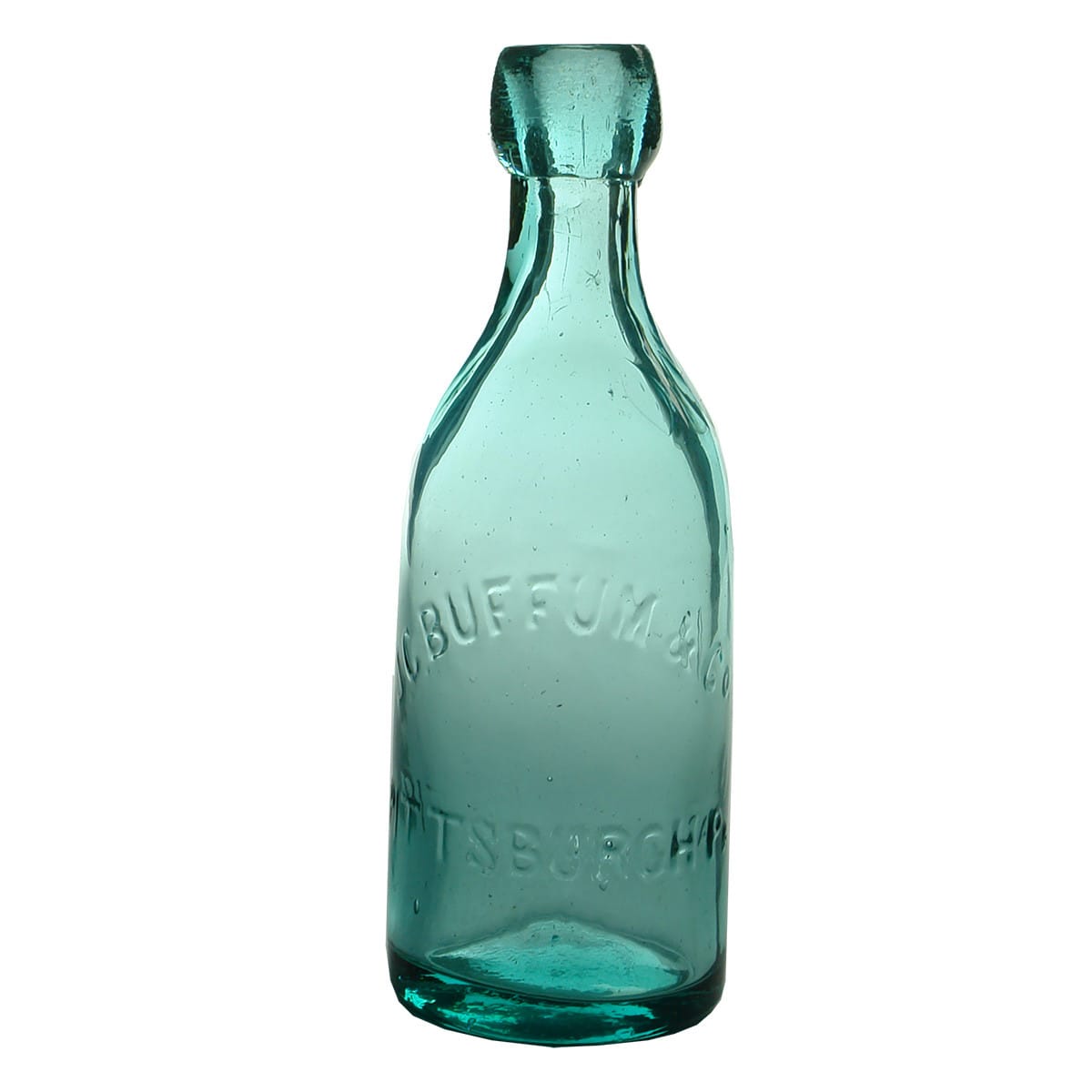 Dump Soda. J. C. Buffum & Co., Pittsburgh. Aqua. (USA)