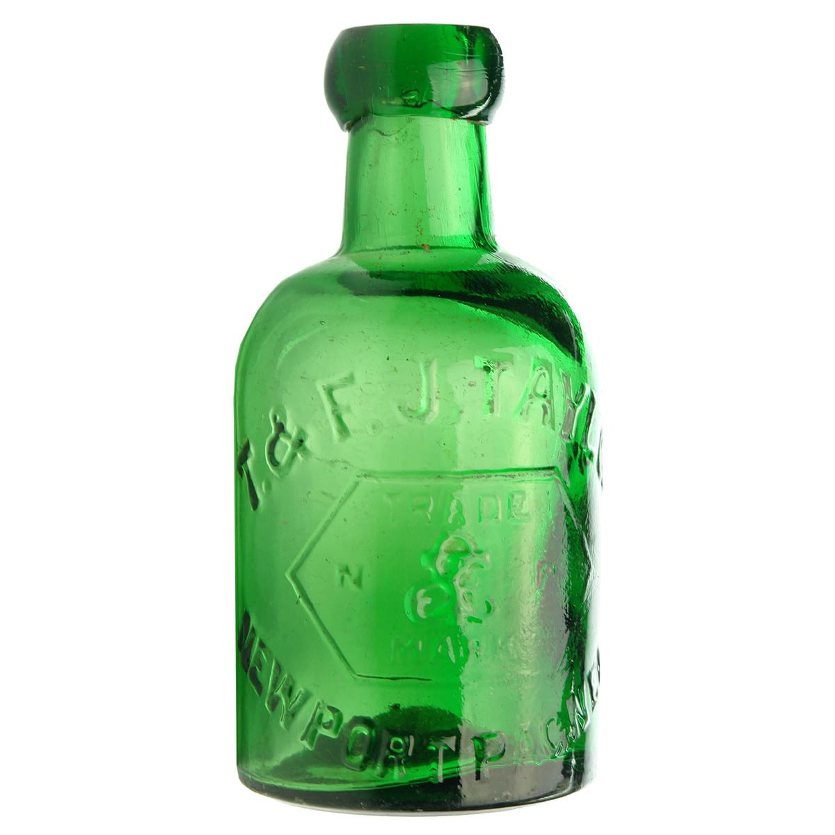 Dump Soda. T. & F. J. Taylor, Newport Pagnell. Green. 5 oz. (UK)