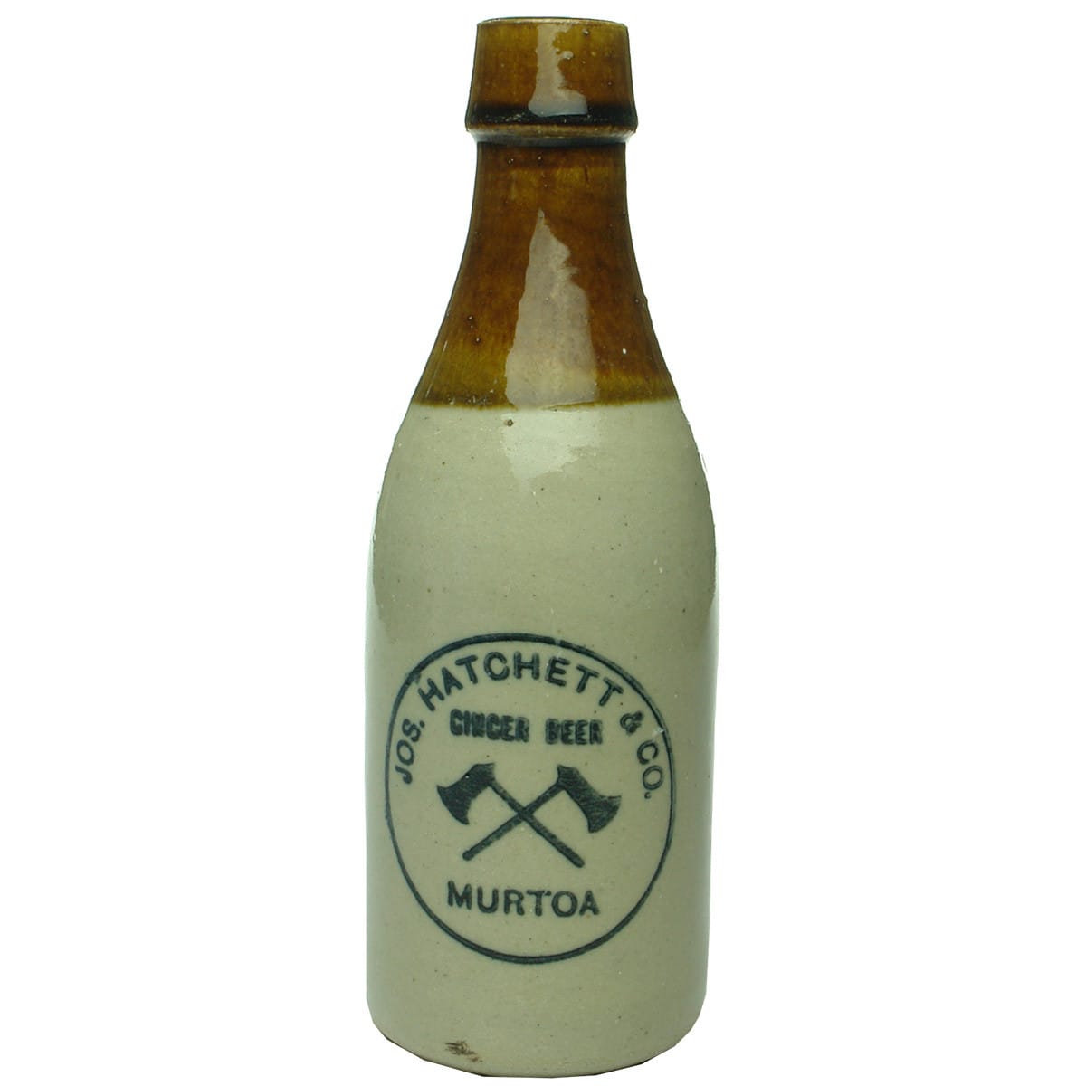 Ginger Beer. Jos. Hatchett & Co, Murtoa. Champagne. Tan Top. (Victoria)