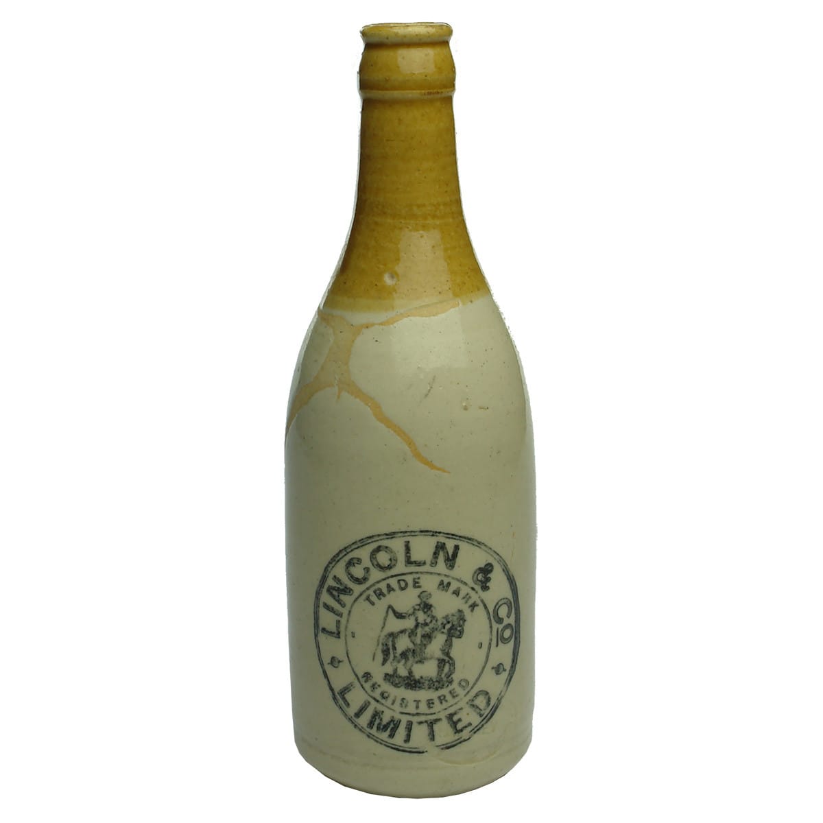 Ginger Beer. Lincoln Limited. Narrandera etc. Crown Seal. Champagne. Tan Top. (New South Wales)