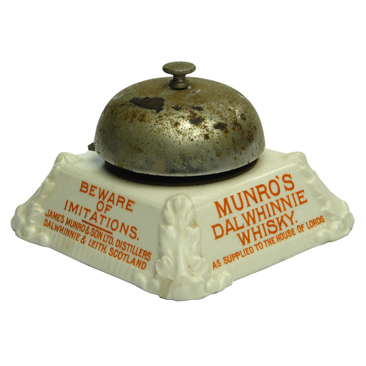 Counter Bell. Munro's Dalwhinnie Whisky. (Scotland)