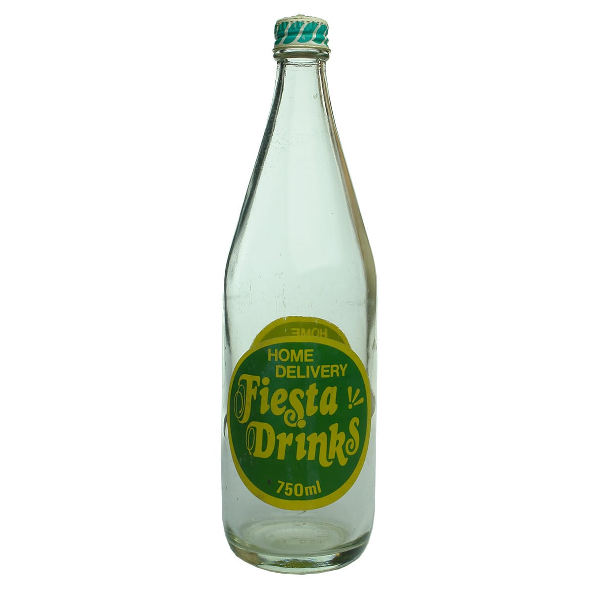 Screw top Ceramic Label Soft Drink. Fiesta Drinks Home Delivery. Lismore. (New South Wales)