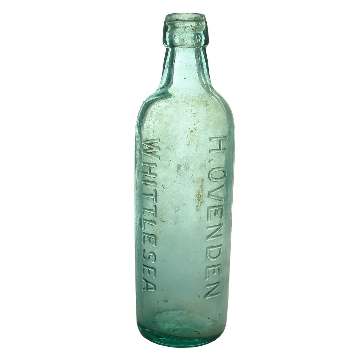 Internal Thread. H. Ovenden, Whittlesea. Aqua. 26 oz. (Victoria)