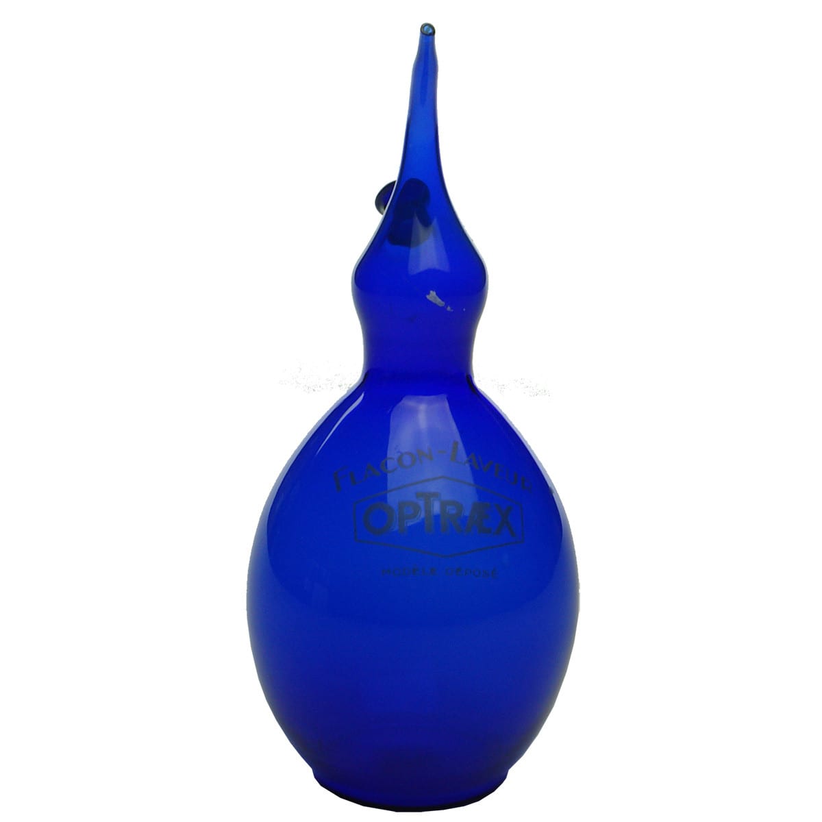 Eye bath. Optraex Cobalt Eye Bath Feeder Bottle. (France)