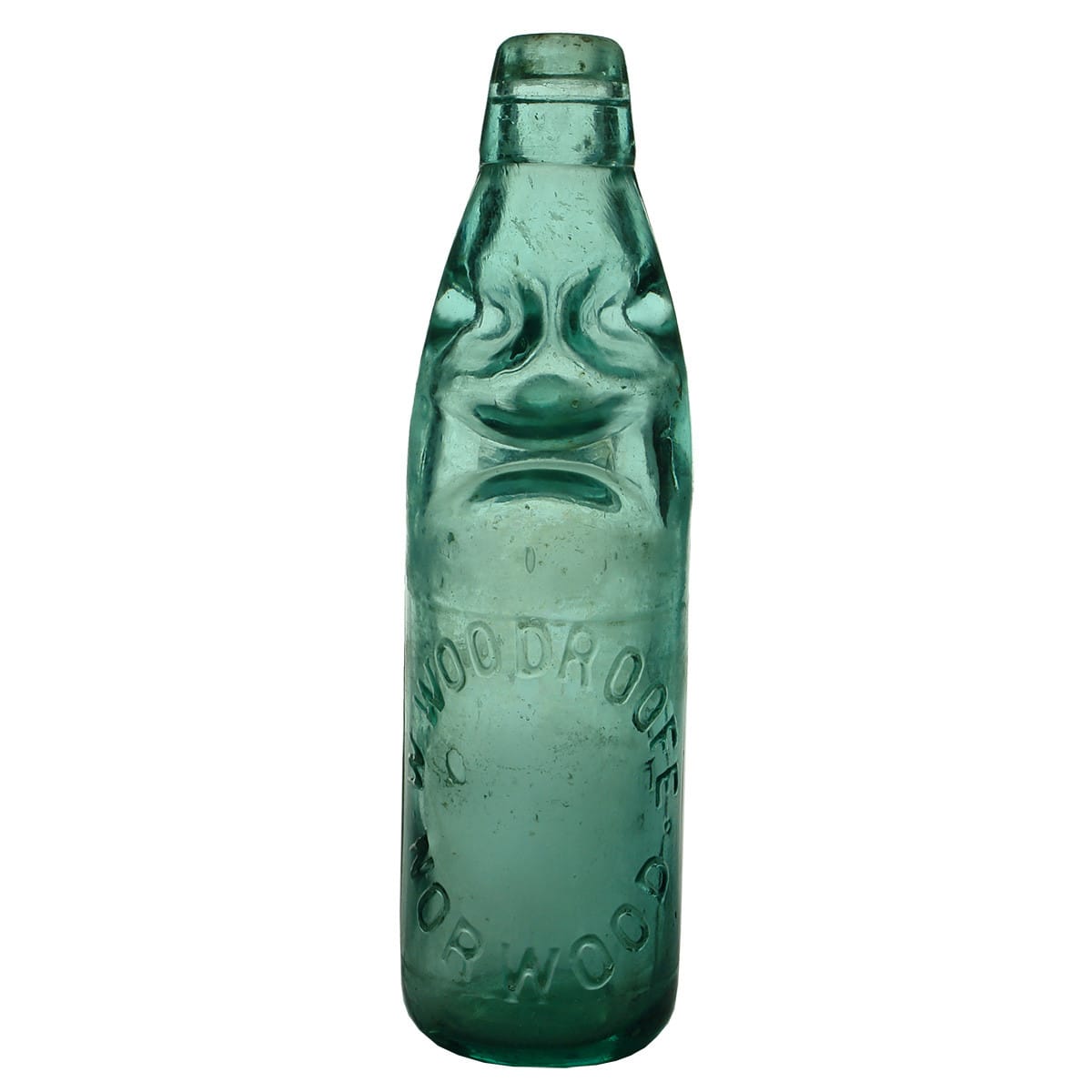 Codd. W. Woodroofe, Norwood. Dobson. Aqua. 10 oz. (South Australia)