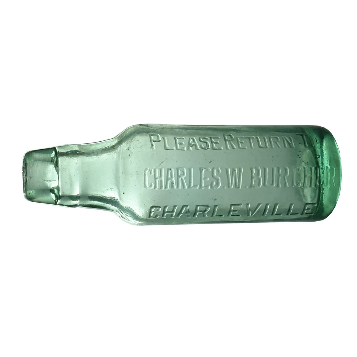 Lamont. Charles W. Burcher, Charleville. Aqua. 6 oz. (Queensland)