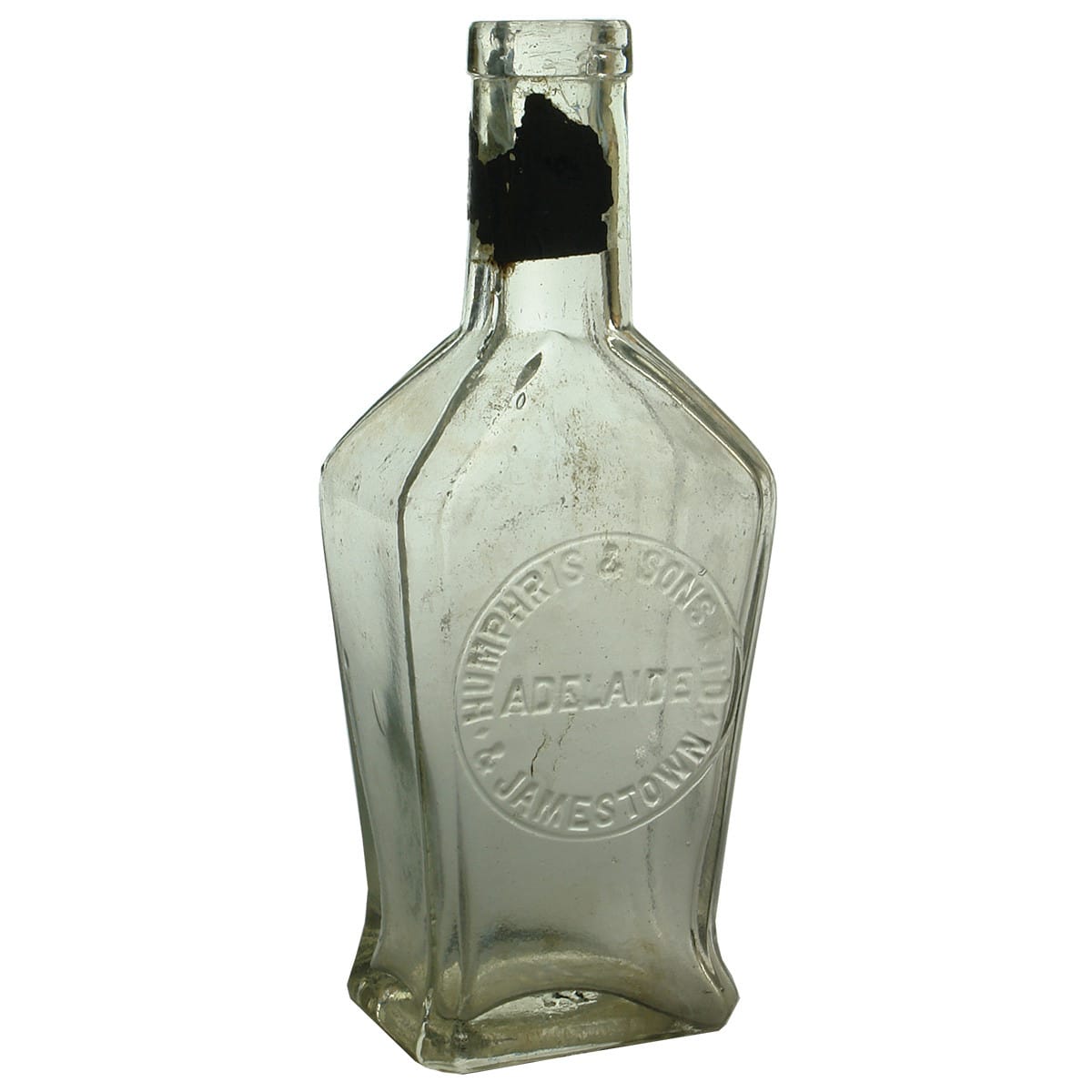 Cordial. Humphris & Sons Ltd., Adelaide & Jamestown. Clear. 13 oz. (South Australia)