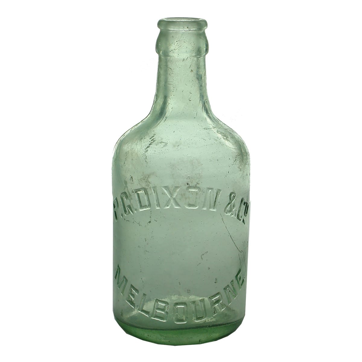 Dump Crown Seal. P. G. Dixon & Co., Melbourne. Aqua. 10 oz. (Victoria)