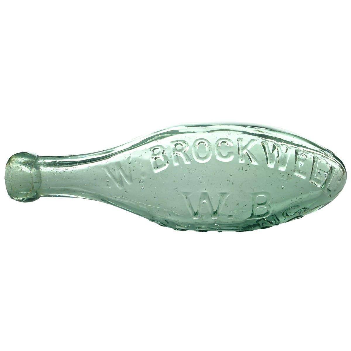 Torpedo. W. Brockwell, Geelong. Aqua. 10 oz. (Victoria)