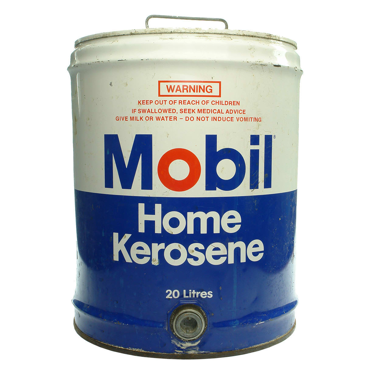 Oil Drum. Mobil Home Kerosene. 20 Litres.
