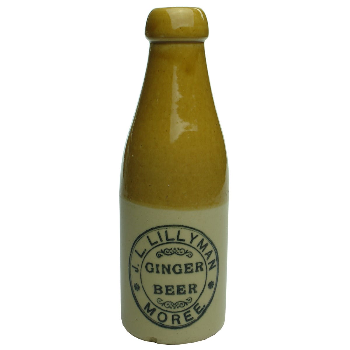 Ginger Beer. J. L. Lillyman, Moree. British made variety. (New South Wales)