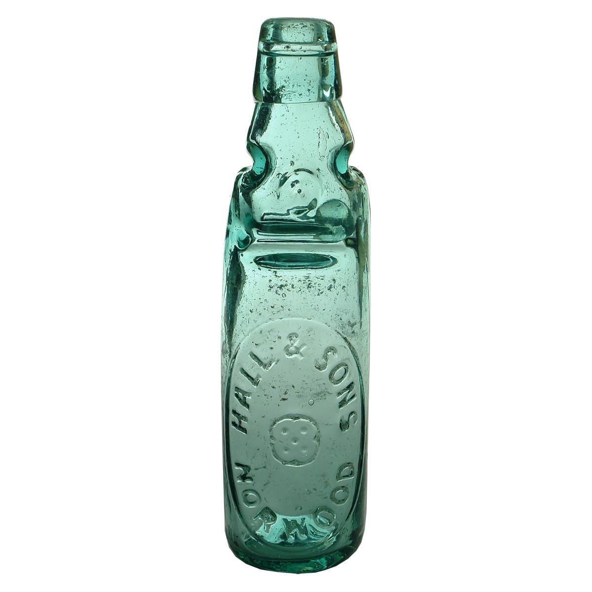 Codd. Hall & Sons, Norwood. Aqua. 10 oz. Acme Patent. (South Australia)