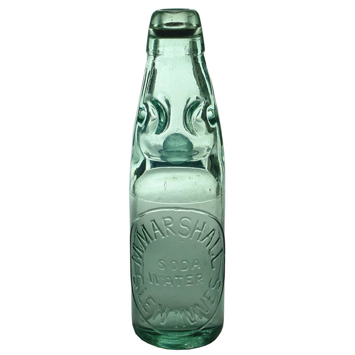 Codd. M. Marshall, Soda Water, Glen Innes. Dobson. Aqua. 6 oz. (New South Wales)